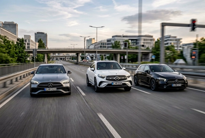 Des Mercedes renouvelées au fil des arrivages